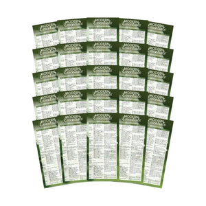 Spanish Modern Essentials Reference Cards 15Th Edition (Pack Of 25)