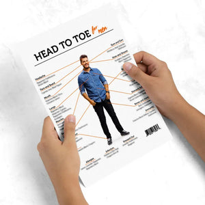 Head to Toe Men & Women Chart (8-1/2’’ x 11’’)