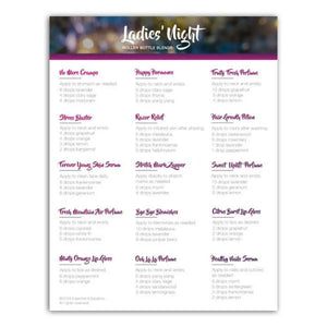 Ladies Night Make-It-Yourself Recipes And Labels