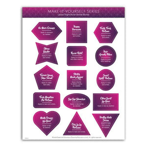 Ladies Night Make-It-Yourself Recipes And Labels