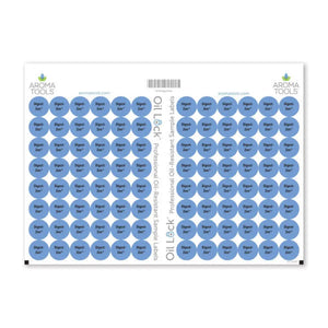 Oil Lock Circle Labels For Dterra Sample Vials (Sheets Of 96) Digestzen