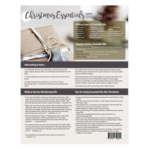 1740Recipes - Christmas Essentials Using Essential Oils: Holiday Gift Ideas & Recipes (25 Sheets)