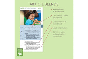 Inside the Modern Essentials Handbook (15th Edition, Sept. 2023): Highlights of the essential oil blend profiles included in the book.