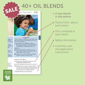 Inside the Modern Essentials Handbook (15th Edition, Sept. 2023): Highlights of the essential oil blend profiles included in the book.