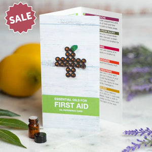 "Essential Oils For First Aid" Oil Reference Card (Pack of 10)