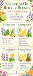 Essential Oil Roller Blends Recipes for Everyday Use Rack Card (Pack of 10)