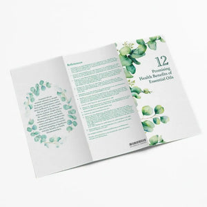 12 Promising Health Benefits Of Essential Oils Brochure (Pack 25)