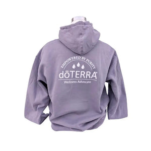 Unisex Doterra®: Empowered By Purity Oil Drops Heavyweight Hoodie Lavender / Large (L)