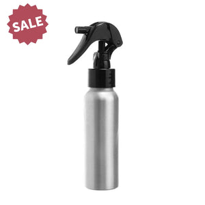 2 oz. Aluminum Bottle with Black Trigger Sprayer