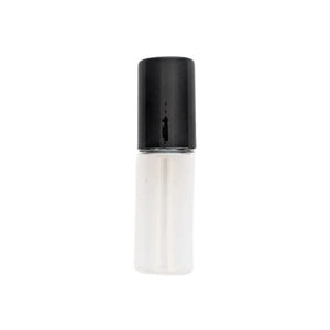 4 Ml Clear Glass Roll-On Vials With Black Caps (Pack Of 6)