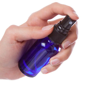 1 Oz. Blue Glass Bottles And Misting Sprayers (Pack Of 6)