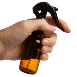 2 Oz. Amber Glass Bottle With Trigger Sprayer
