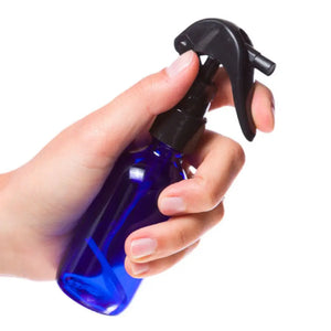 2 Oz. Blue Glass Bottle With Trigger Sprayer