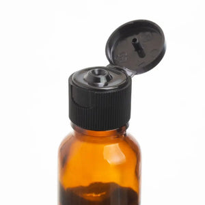 15 Ml Amber Glass Vials With Black Snap-Top Caps (Pack Of 6)