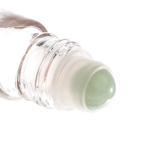 1/3 Oz. Clear Glass Vials With Gemstone Rollers And Black Caps (Pack Of 12)