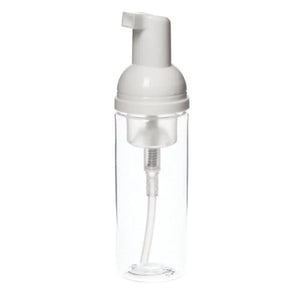 50 ml Clear Handheld Foamer Bottle with White Fingertip Pump