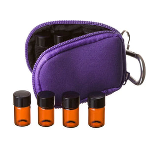 Aroma Ready Key Chain Case With 8 Sample Vials (5/8 Dram)