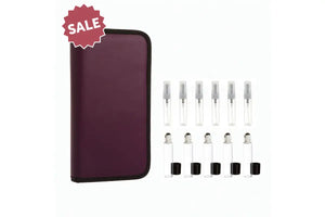 4 Ml Sample Clutch With Spray And Roll-Ons (Holds 12 Vials) Purple