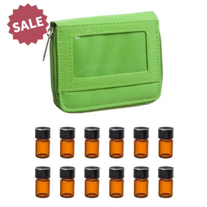Apple Green Sample Case with 12 Sample Vials (5/8 Dram)