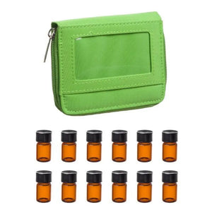 Apple Green Sample Case with 12 Sample Vials (5/8 Dram)