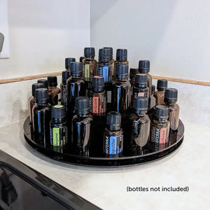 3-Tier Acrylic Display Carousel (Holds 33 Large Vials)