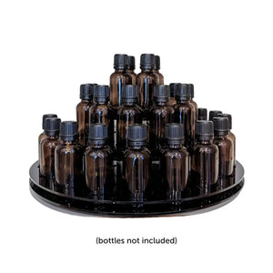 3-Tier Acrylic Display Carousel (Holds 33 Large Vials)