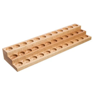 3-Tier Oak Display Riser (Holds 36 Vials)