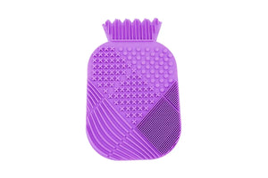 Cosmat Makeup Brush Cleaning Pad Purple