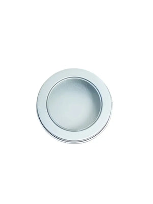 2 oz. Silver Tin Container with Window Lid