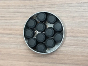 2 oz. Silver Tin Container with Window Lid