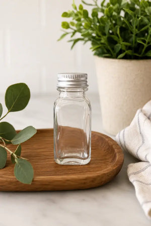 1 oz. French Glass Bottle
