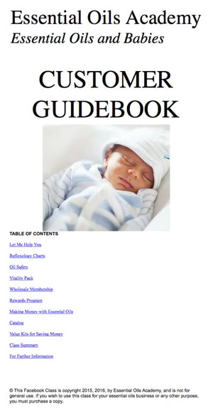 Essential Oils And Babies Oil Academy Digital Online Class