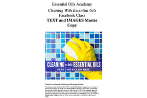 Cleaning With Essential Oils Oil Academy Digital Online Class