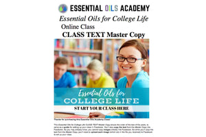 Essential Oils For College Life Oil Academy Digital Online Class