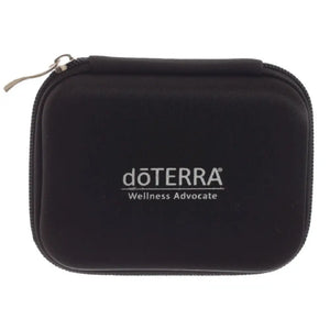 Doterra Branded Compact Hard-Shell Travel Case For Roll-Ons (Holds 10 Vials) Black