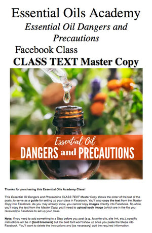 Essential Oil Dangers And Precautions Academy Digital Online Class