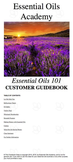Essential Oils 101 Oil Academy Digital Online Class