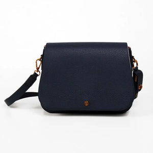 Evie Essential Oil Saddle Bag Navy