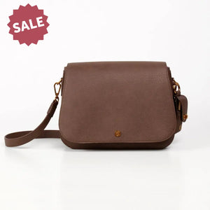 Evie Essential Oil Saddle Bag Taupe