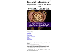 Frankincense Essential Oil Academy Digital Online Class