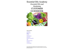 Gardening And Essential Oils Oil Academy Digital Online Class