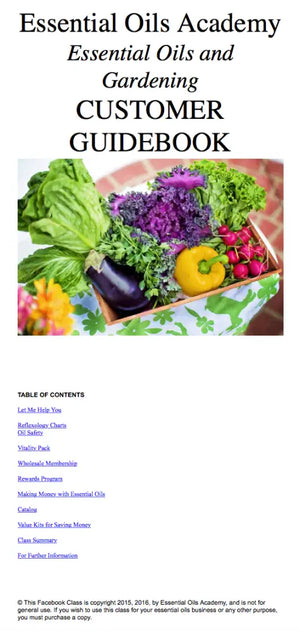 Gardening And Essential Oils Oil Academy Digital Online Class