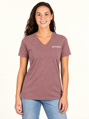 Unisex ’doTERRA®’ Logo Short-Sleeve V- Neck T-Shirt