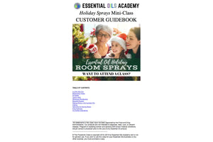 Essential Oil Holiday Room Sprays Academy Digital Online Class