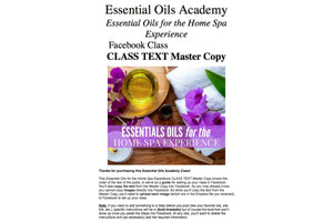 Essential Oils For The Home Spa Experience Oil Academy Digital Online Class