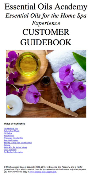 Essential Oils For The Home Spa Experience Oil Academy Digital Online Class