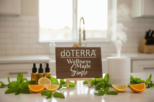 dōTERRA® Wellness Made Simple White Medium Vinyl (6"x4.5")