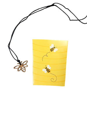 Wooden Diffusing Necklace Bees