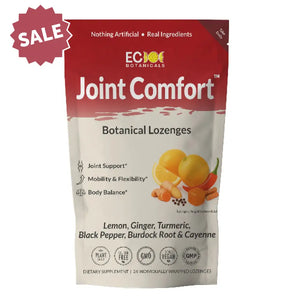 Joint Comfort (Complete) Botanical Lozenges - Supports Joint Comfort & Mobility - Organic Turmeric Ginger Lemon Black