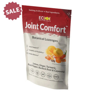 Joint Comfort (Complete) Botanical Lozenges - Supports Joint Comfort & Mobility - Organic Turmeric Ginger Lemon Black